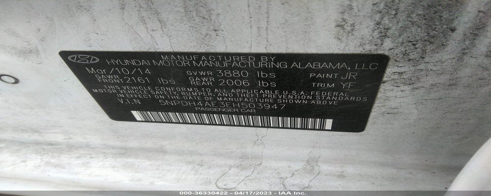 5NPDH4AE3EH503947 2014 HYUNDAI ELANTRA photo no. 9