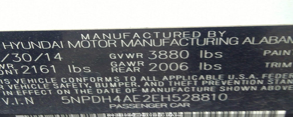 5NPDH4AE2EH528810 2014 HYUNDAI ELANTRA photo no. 9