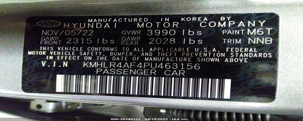KMHLR4AF4PU463156 2023 HYUNDAI ELANTRA photo no. 9