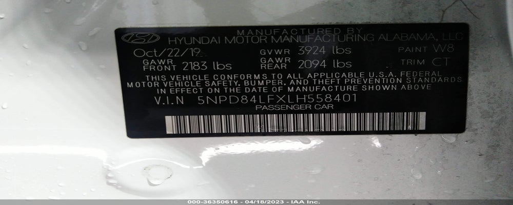 5NPD84LFXLH558401 2020 HYUNDAI ELANTRA photo no. 9
