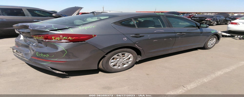 KMHD74LFXHU113006 2017 HYUNDAI ELANTRA photo no. 4