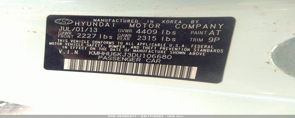 KMHHU6KJ3DU106680 2013 HYUNDAI GENESIS COUPE photo no. 9