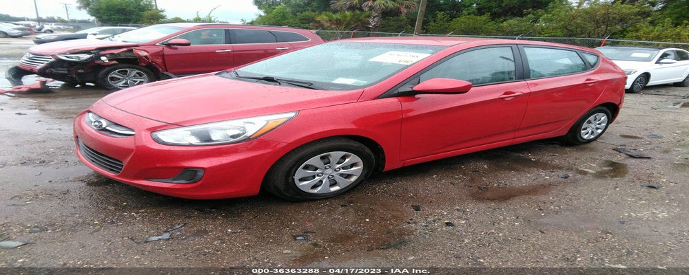 KMHCT5AE0GU263289 2016 HYUNDAI ACCENT photo no. 2