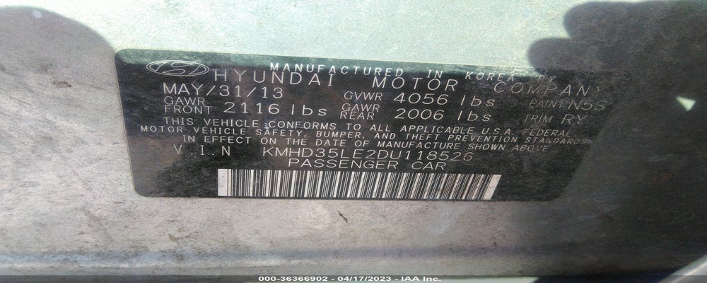 KMHD35LE2DU118526 2013 HYUNDAI ELANTRA GT photo no. 9
