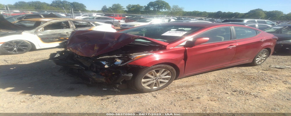 5NPDH4AE9EH544034 2014 HYUNDAI ELANTRA photo no. 2