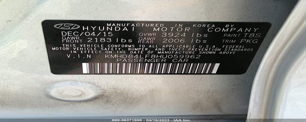 KMHD84LF8HU059962 2017 HYUNDAI ELANTRA photo no. 9