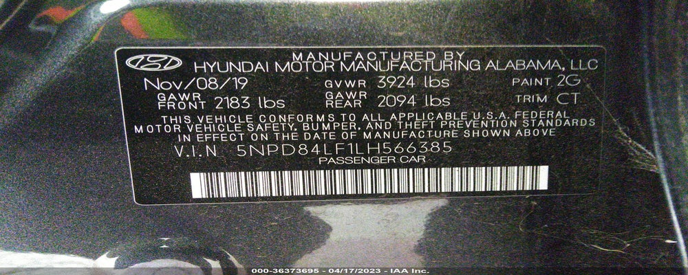 5NPD84LF1LH566385 2020 HYUNDAI ELANTRA photo no. 9