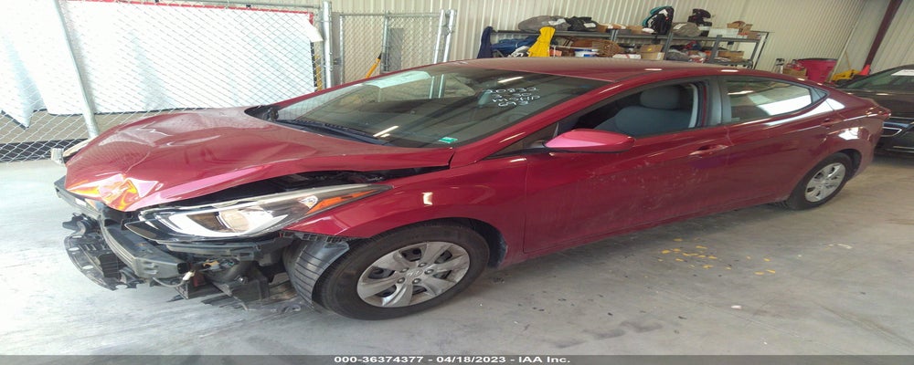 5NPDH4AE4GH665959 2016 HYUNDAI ELANTRA photo no. 2