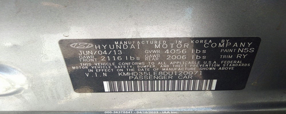 KMHD35LE8DU120071 2013 HYUNDAI ELANTRA GT photo no. 9
