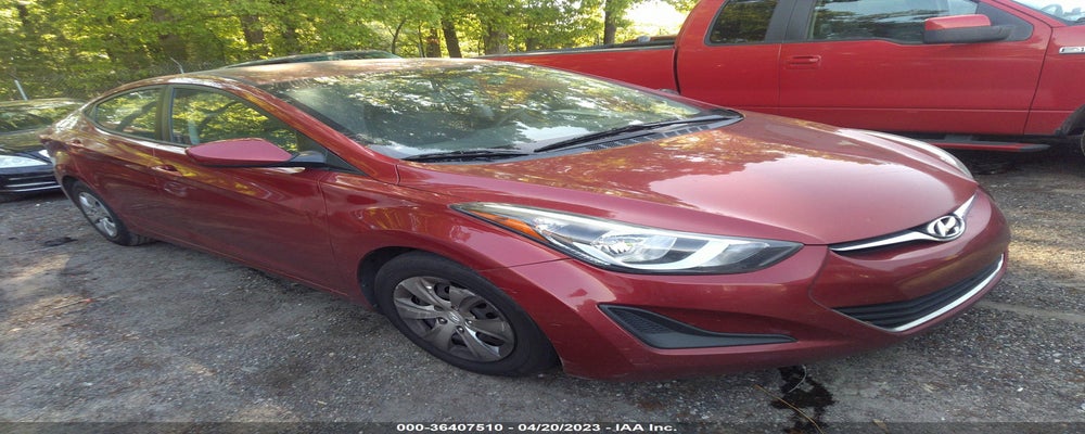 5NPDH4AE4GH757234 2016 HYUNDAI ELANTRA photo no. 1