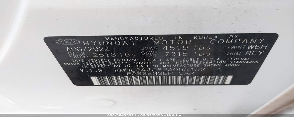 KMHL34JJ6PA055152 2023 HYUNDAI SONATA HYBRID photo no. 9