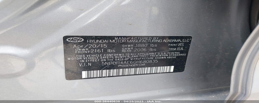 5NPDH4AE6GH680835 2016 HYUNDAI ELANTRA photo no. 9
