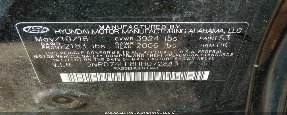 5NPD74LF8HH072843 2017 HYUNDAI ELANTRA photo no. 9
