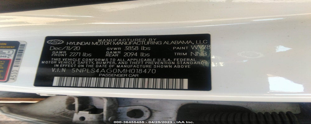 5NPLS4AG0MH018470 2021 HYUNDAI ELANTRA photo no. 9