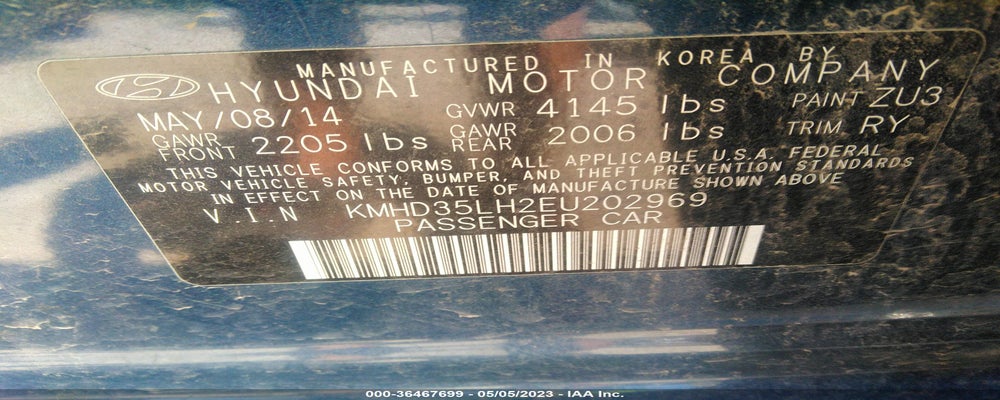 KMHD35LH2EU202969 2014 HYUNDAI ELANTRA GT photo no. 9
