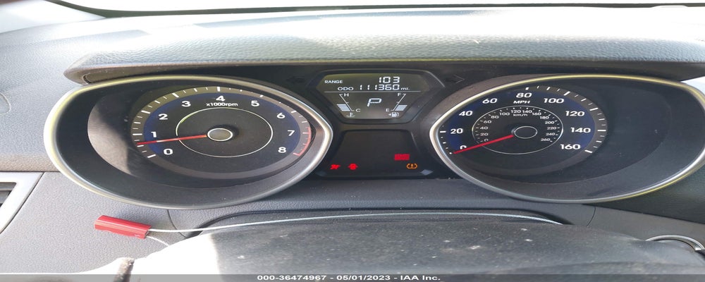 5NPDH4AEXCH107575 2012 HYUNDAI ELANTRA photo no. 7