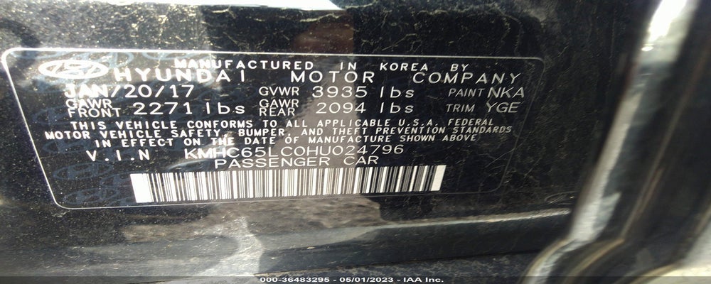 KMHC65LC0HU024796 2017 HYUNDAI IONIQ HYBRID photo no. 9