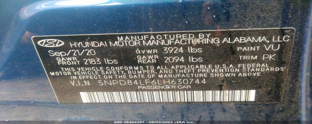 5NPD84LF6LH630744 2020 HYUNDAI ELANTRA photo no. 9