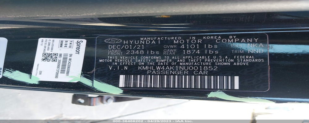 00KMHLW4AK1NU0018 2022 HYUNDAI ELANTRA N photo no. 9
