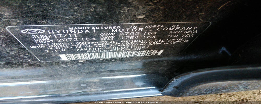 KMHDH4AE3CU213853 2012 HYUNDAI ELANTRA photo no. 9