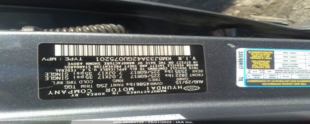 KM8J33A42GU075201 2016 HYUNDAI TUCSON photo no. 9