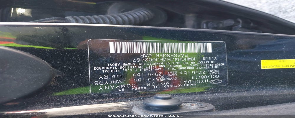 KMHGH4JH7EU082467 2014 HYUNDAI EQUUS photo no. 9