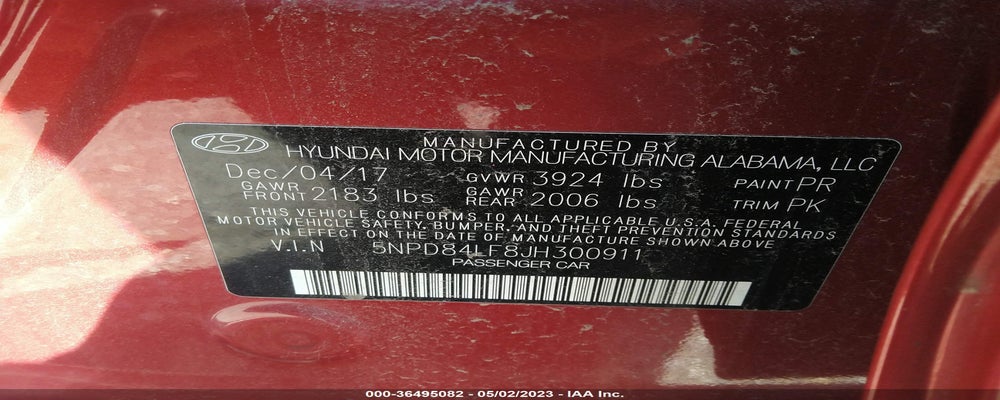 5NPD84LF8JH300911 2018 HYUNDAI ELANTRA photo no. 9