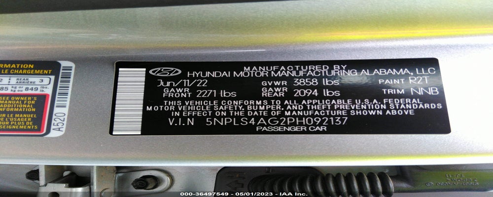 5NPLS4AG2PH092137 2023 HYUNDAI ELANTRA photo no. 9