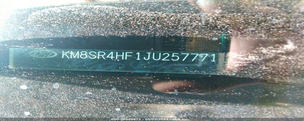 KM8SR4HF1JU257771 2018 HYUNDAI SANTA FE photo no. 9