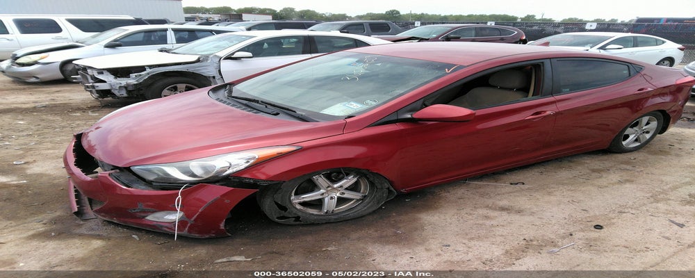KMHDH4AE2CU421593 2012 HYUNDAI ELANTRA photo no. 2