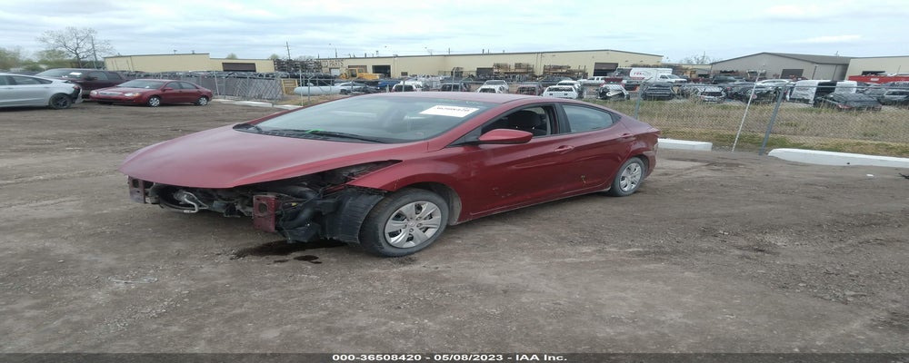5NPDH4AE7GH758930 2016 HYUNDAI ELANTRA photo no. 2