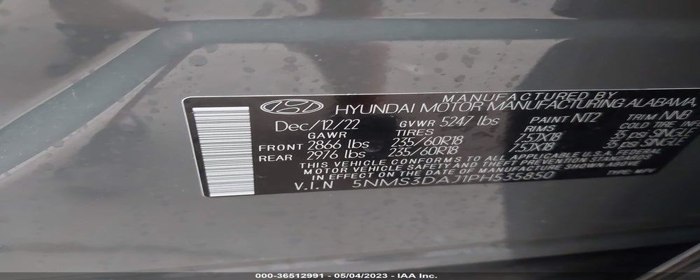 5NMS3DAJ1PH535850 2023 HYUNDAI SANTA FE photo no. 9