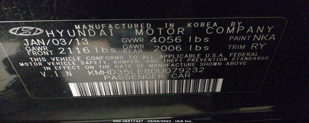 KMHD35LE8DU079232 2013 HYUNDAI ELANTRA GT photo no. 9