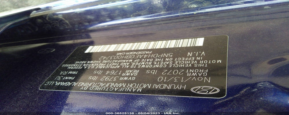 5NPDH4AE0BH003742 2011 HYUNDAI ELANTRA photo no. 9