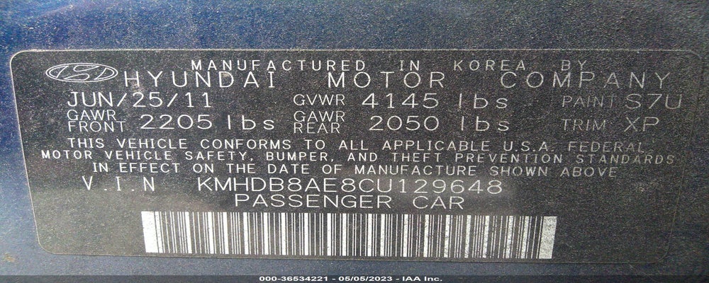 KMHDB8AE8CU129648 2012 HYUNDAI ELANTRA TOURING photo no. 9