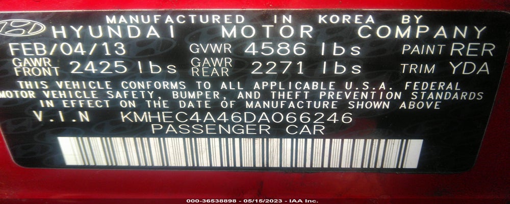 KMHEC4A46DA066246 2013 HYUNDAI SONATA HYBRID photo no. 9