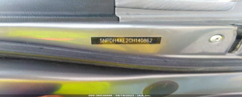 5NPDH4AE2CH140862 2012 HYUNDAI ELANTRA photo no. 9