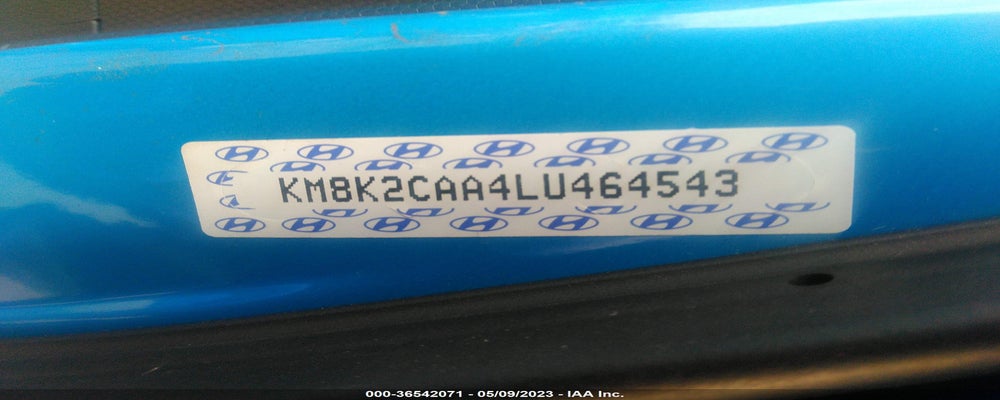 KM8K2CAA4LU464543 2020 HYUNDAI KONA photo no. 9