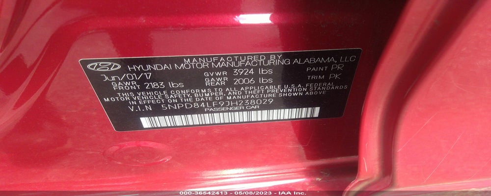 5NPD84LF9JH238029 2018 HYUNDAI ELANTRA photo no. 9
