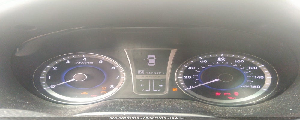 KMHFG4JG3CA172283 2012 HYUNDAI AZERA photo no. 7