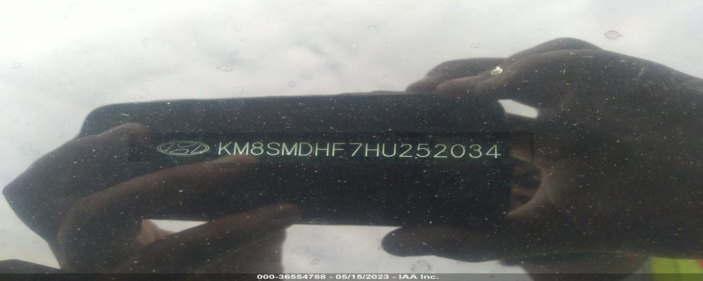KM8SMDHF7HU252034 2017 HYUNDAI SANTA FE photo no. 9