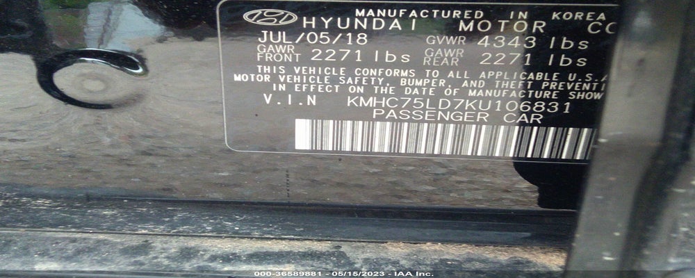 KMHC75LD7KU106831 2019 HYUNDAI IONIQ PLUG-IN HYBRID photo no. 9