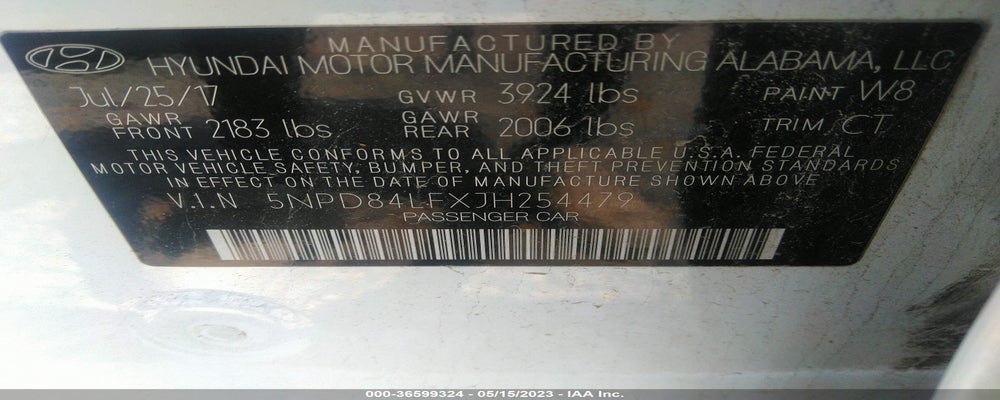 5NPD84LFXJH254479 2018 HYUNDAI ELANTRA photo no. 9