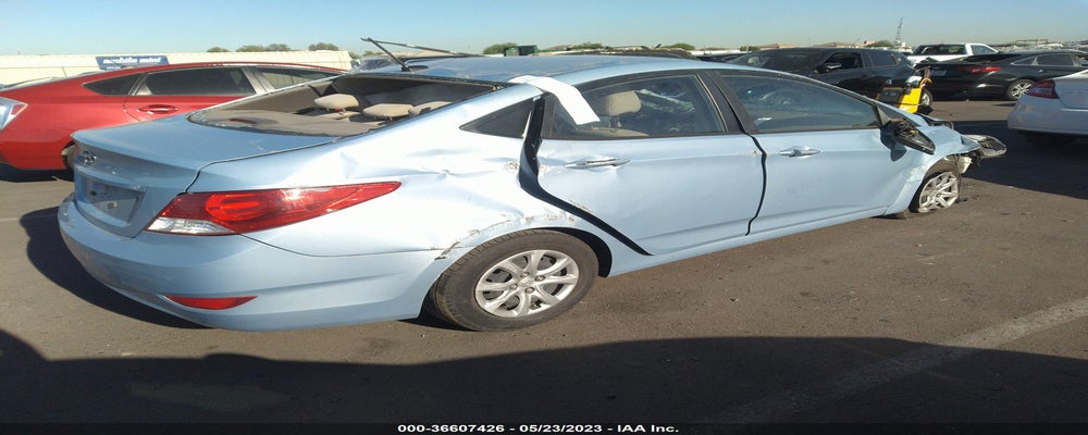 KMHCT4AE5EU684481 2014 HYUNDAI ACCENT photo no. 4
