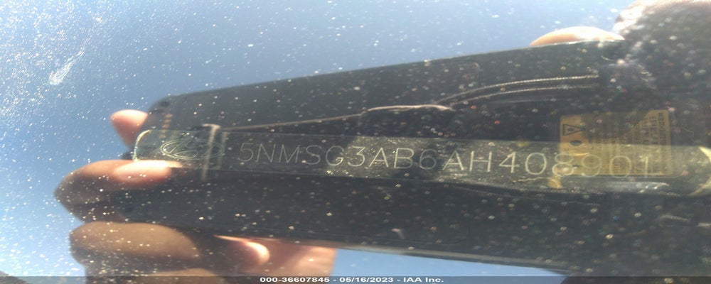 5NMSG3AB6AH408901 2010 HYUNDAI SANTA FE photo no. 9