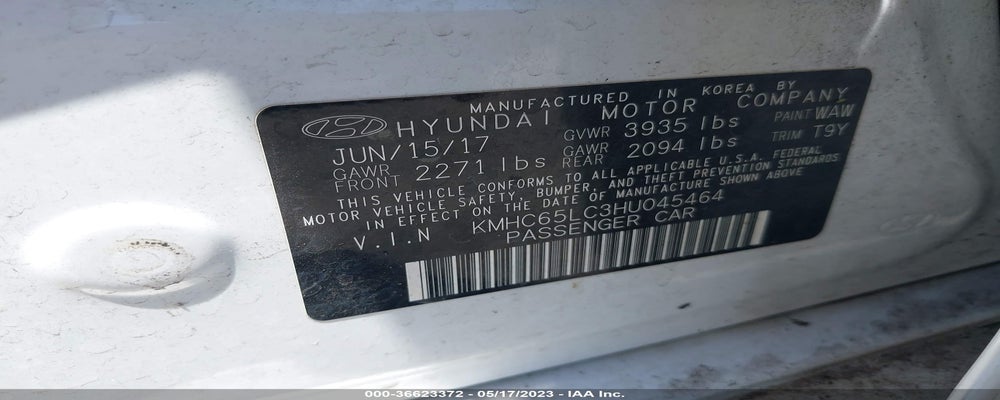 KMHC65LC3HU045464 2017 HYUNDAI IONIQ HYBRID photo no. 9