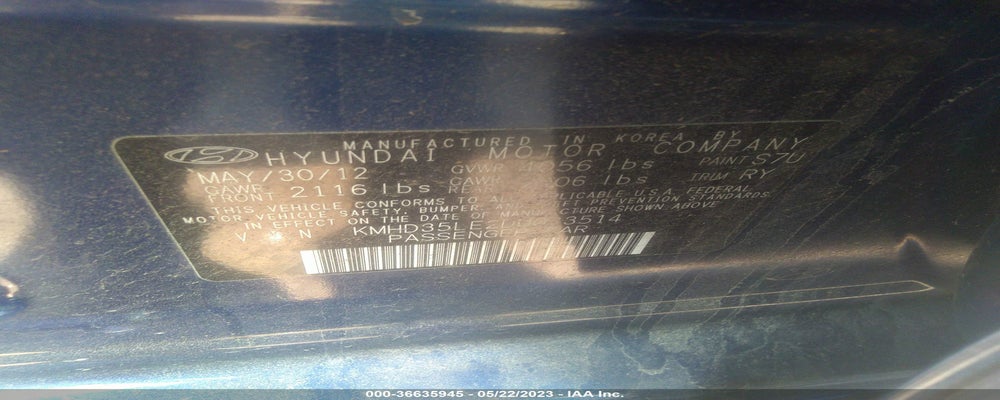 KMHD35LE2DU023514 2013 HYUNDAI ELANTRA GT photo no. 9