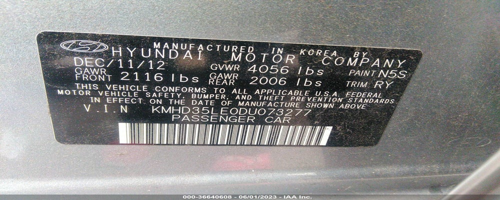 KMHD35LE0DU073277 2013 HYUNDAI ELANTRA GT photo no. 9