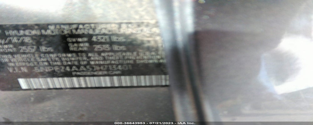5NPE24AA5JH713401 2018 HYUNDAI SONATA photo no. 9