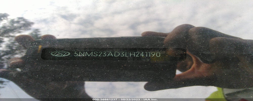 5NMS23AD3LH241190 2020 HYUNDAI SANTA FE photo no. 9